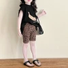 New summer 2024 children's clothing style: Mid-length cartoon T-shirt for baby girls, Korean style loose short-sleeved top Application Scenario
